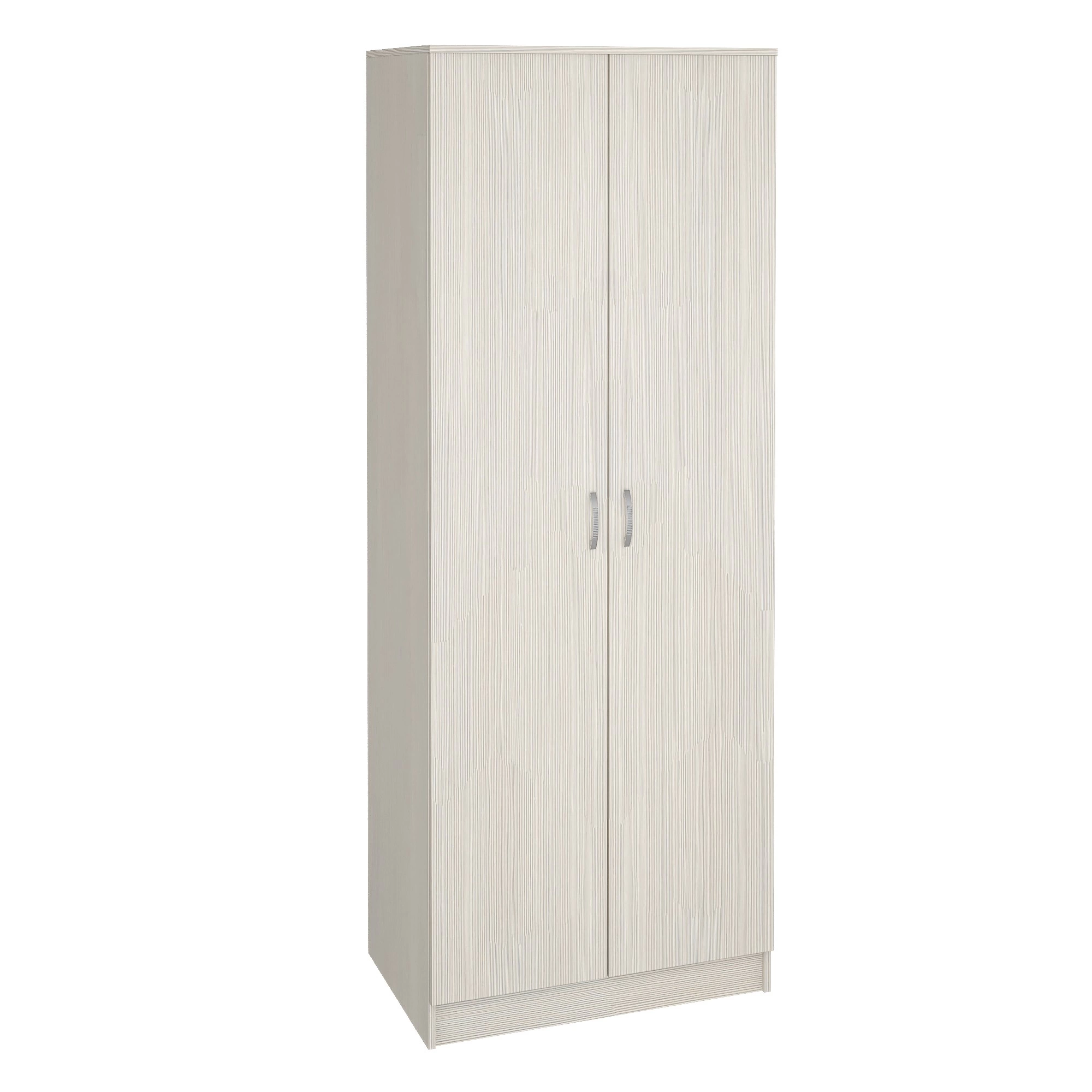 Шкаф Рига 2-х Створчатый ШК-20 с Полками Разные Цвета (Ш-800 х В-2120 х Г-520 мм)