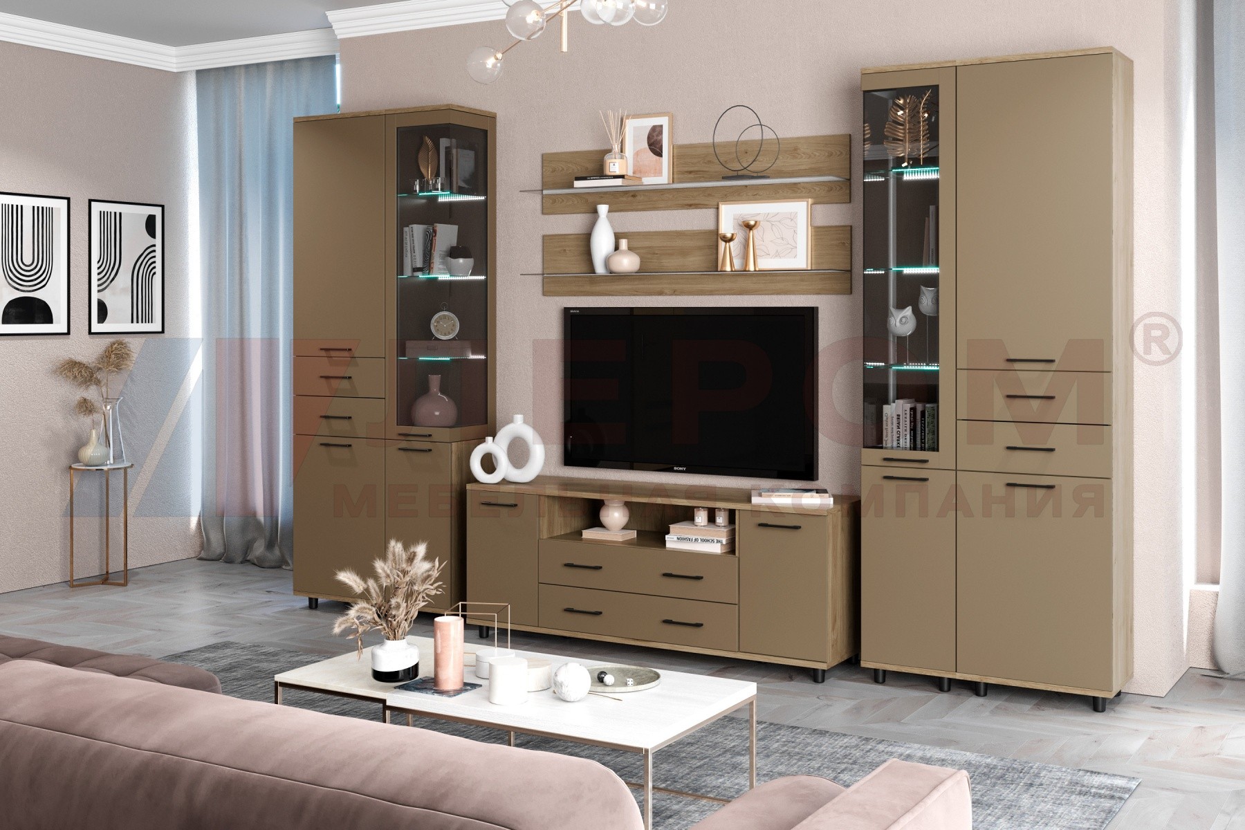 Грейс композиция 12 (В 2264, Ш 3600, Г 442 мм)