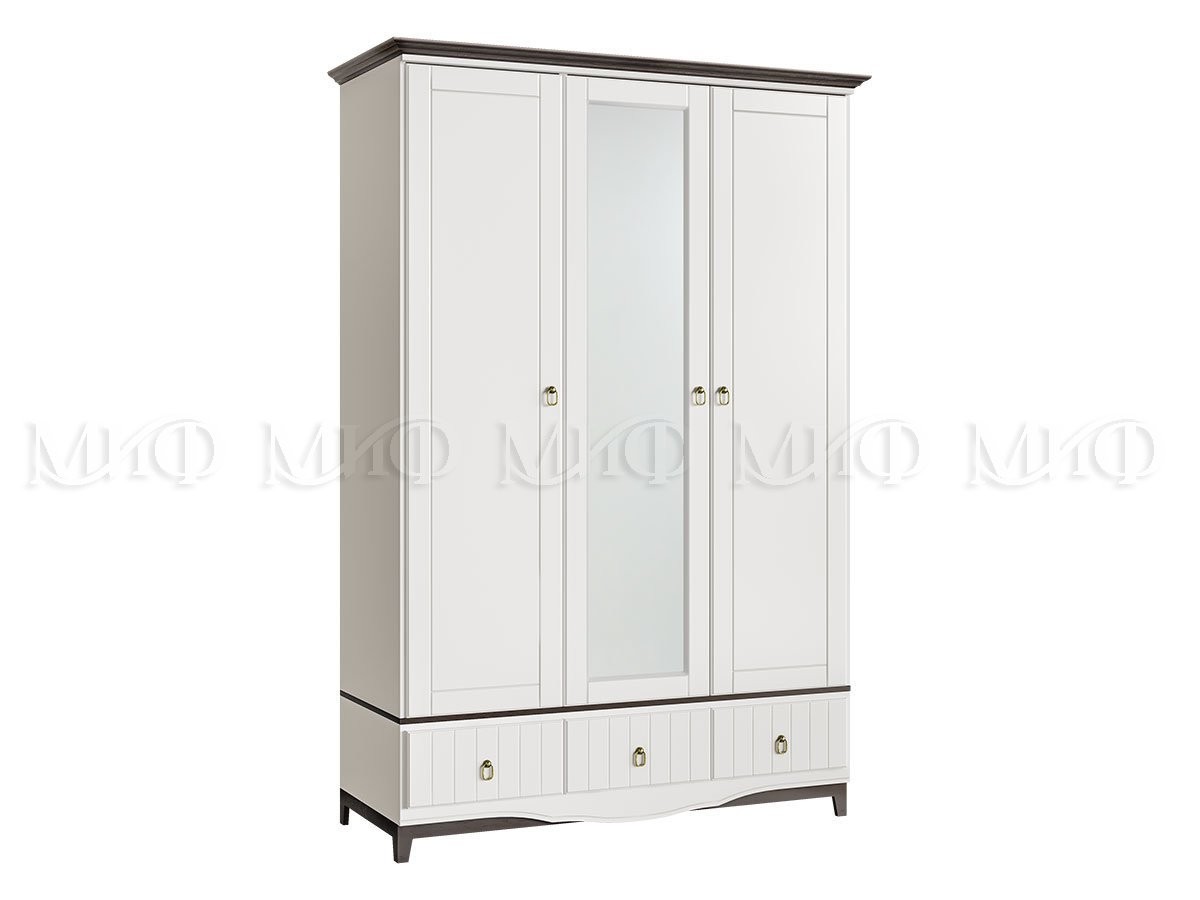 Шкаф 3-х Створчатый Виолетта МДФ (Ш-1450 мм x Г-560 мм х В-2135 мм)