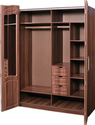 Клеопатра Шкаф 4-х Створчатый МДФ  (Ш-1600 х В-2180 х Г-500 мм)/Разные Цвета