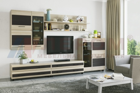 Гостиная-Стенка Камелия №6 (В-2172 х Ш-3060 х Г-452 мм)