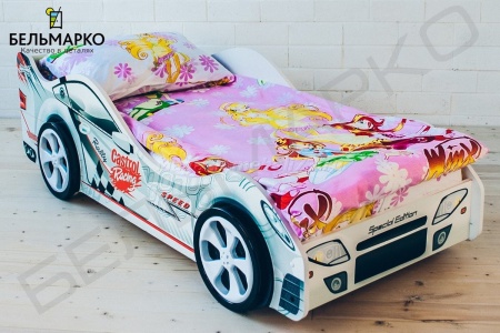 Детская кровать-тачка БЕЗМЯТЕЖНОСТЬ