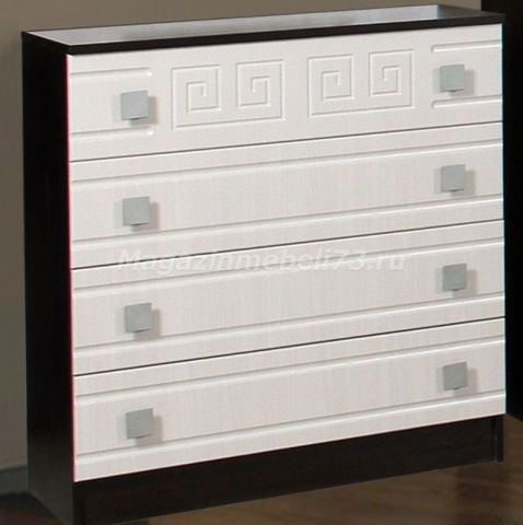 Афина Комод 4 Ящика МДФ (Ш-900 х В-900 х Г-450 мм)/Разные Цвета