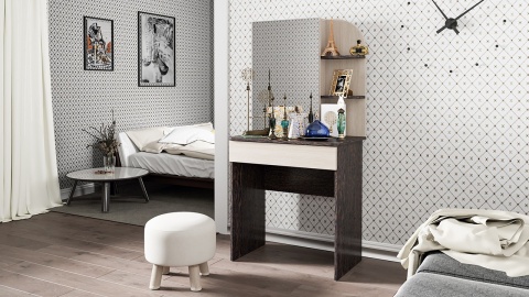 Туалетный Столик с Зеркалом Мийя Разные Цвета/Ш-700 × Г-442 × В-1475 мм