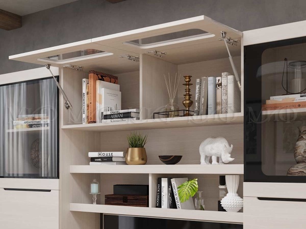 Гостиная Эвлин МДФ №1 (Ш-2486 x В-2150 x Г-378 мм)/Разные Цвета