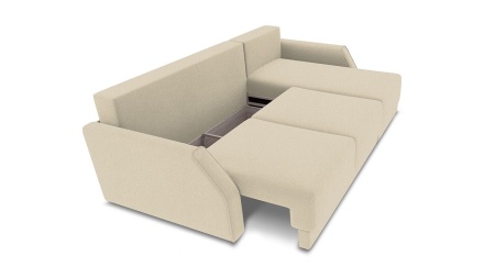 Диван Угловой Люксор Slim Т1 Разные Цвета/Д-2330 х Ш-1650 х В-830 мм