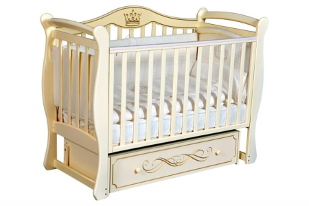 Кроватка "Julia 111" с декоративной резьбой