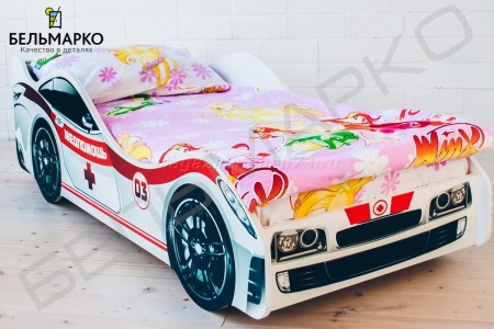 Детская кровать-тачка МЕДПОМОЩЬ