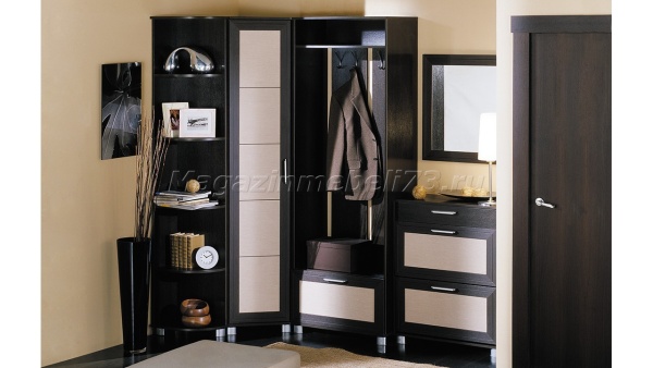 Угловой набор мебели для прихожей «Грета» №3 ГН-119.003