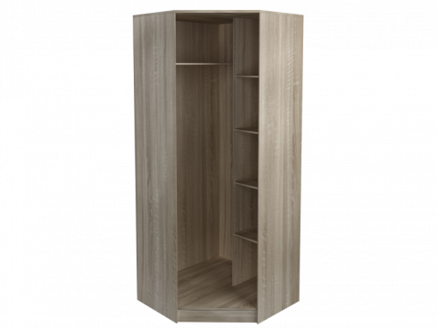 Топаз Шкаф Угловой МДФ (Ш-720 х В-2050 х Г-720 мм)/Разные Цвета