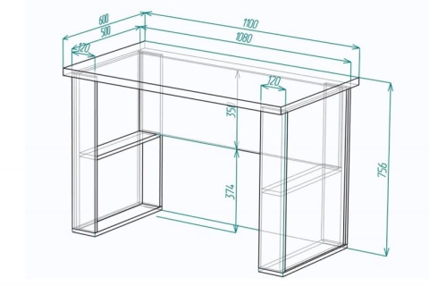 Письменный стол Мебелеф-23