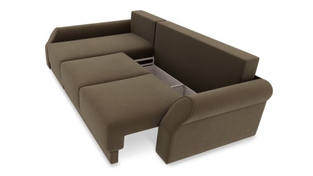 Диван Угловой Люксор Т2 Разные Цвета/Д-2620 х Ш-1650 х В-830 мм