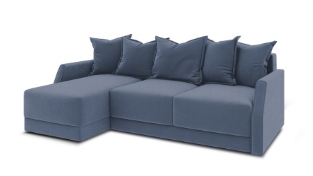 Диван Угловой Люксор Slim Т1 Разные Цвета/Д-2330 х Ш-1650 х В-830 мм