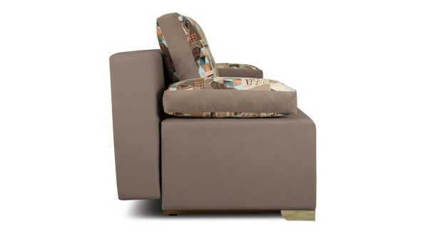 Диван «Дерби» (Maserati 10 (велюр) Светло-коричневый, подушка Urban (велюр) Town)/Д-1940х Ш-860х В-760мм