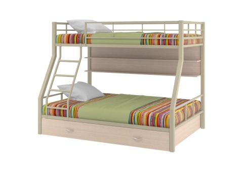 Двухъярусная кровать "Гранада 1" с полкой и ящиком