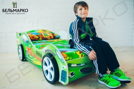 Детская кровать-тачка ВИХРЬ