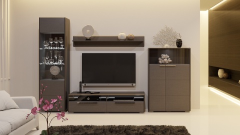 Гостиная «Наоми» №3 Разные Цвета/Ш-3054 × В-1944 × Г-440 мм