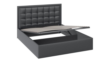 Кровать «Ника» c мягкой обивкой и подъемным механизмом/Разные Цвета