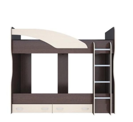 Кровать Двухъярусная (Д-2032хВ-1700хГ-1000 мм)/Разные Цвета