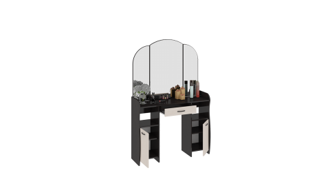 Туалетный Столик с Зеркалом Софи №2 Разные Цвета/Ш-1068 × Г-330 × В-1620 мм