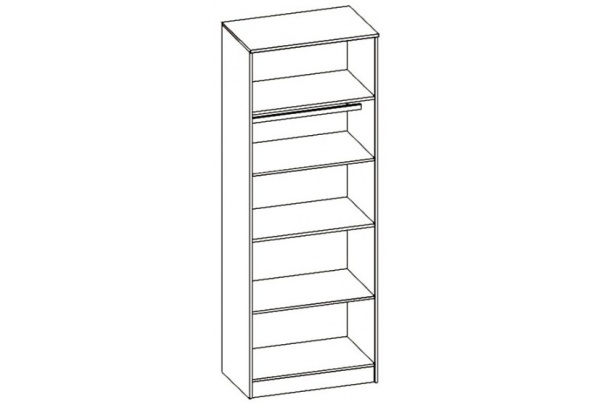 Шкаф 2-х Створчатый Каролина-7 МДФ (1,0х2,12х0,55)/Разные Цвета 