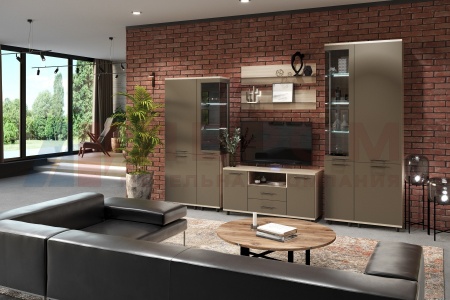  Грейс композиция 3 (В 2264, Ш 3240, Г 442 мм) корпус Ясень Асахи, фасад Латте Матовый 