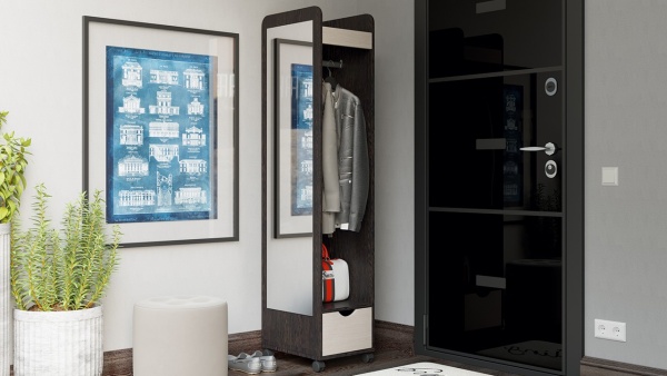 Вешалка-Прихожая Комбинированная «Лайт» Разные Цвета/В-1730×Г-460×Ш-359 мм