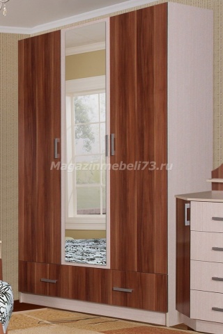 София Шкаф 3-х Створчатый ЛДСП (Ш-1350 х В-2100 х Г-500 мм)/Разные Цвета