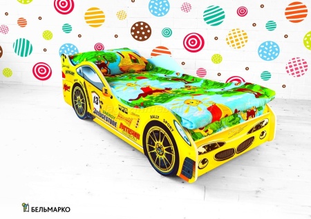 Детская кровать-тачка ПЛАМЯ
