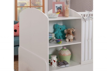 Кроватка-трансформер "Baby Cotton" с ящиком