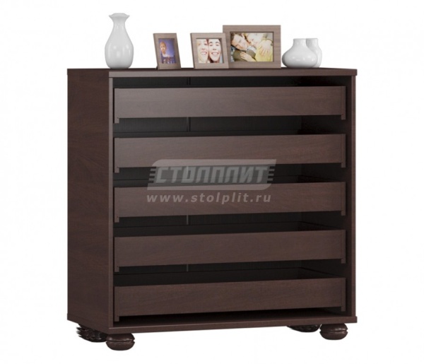 Верди СБ-1452 Комод с 5-тью ящиками