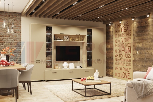  корпус Гикори Джексон Светлый, фасад Латте Матовый