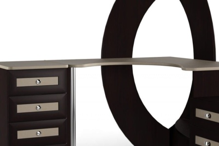 Компьютерный стол "Мебелайн-44" (низкая тумба справа)