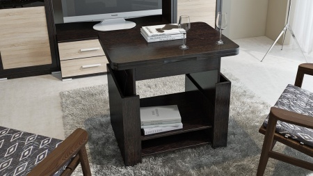 Журнальный Столик Тип 5 Трансформер Венге Цаво/Ш-600 × Г-800 × В-560 мм