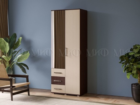 Шкаф 2-х Створчатый  Бостон (Ш-800 мм x В-2120 мм x Г-470 мм)/Разные Цвета