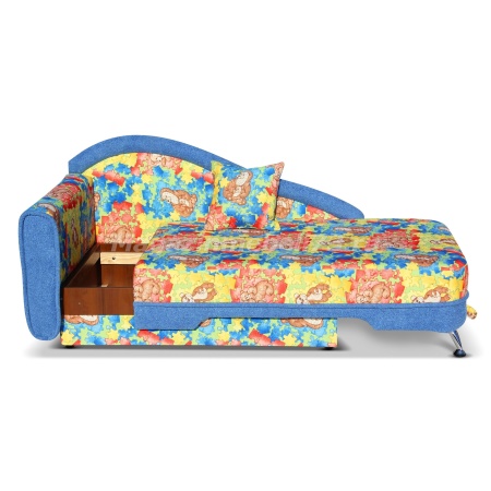 Детский Диван Тахта Раскладной с Ящиком для Белья/Разные Цвета (Ш-830 х Д-1500 мм)