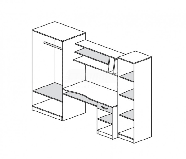 Дакота, комплект Венге/Ваниль