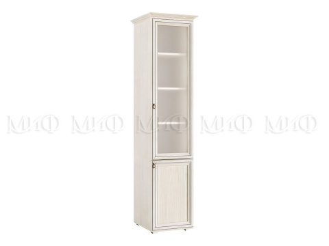 Пенал со Стеклом Элит-2 МДФ (Ш-525 мм x Г-577 мм х В-2185 мм)/Разные Цвета