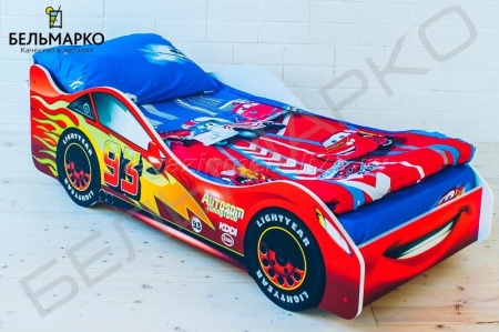 Детская кровать-тачка ТАЧКА КРАСНАЯ